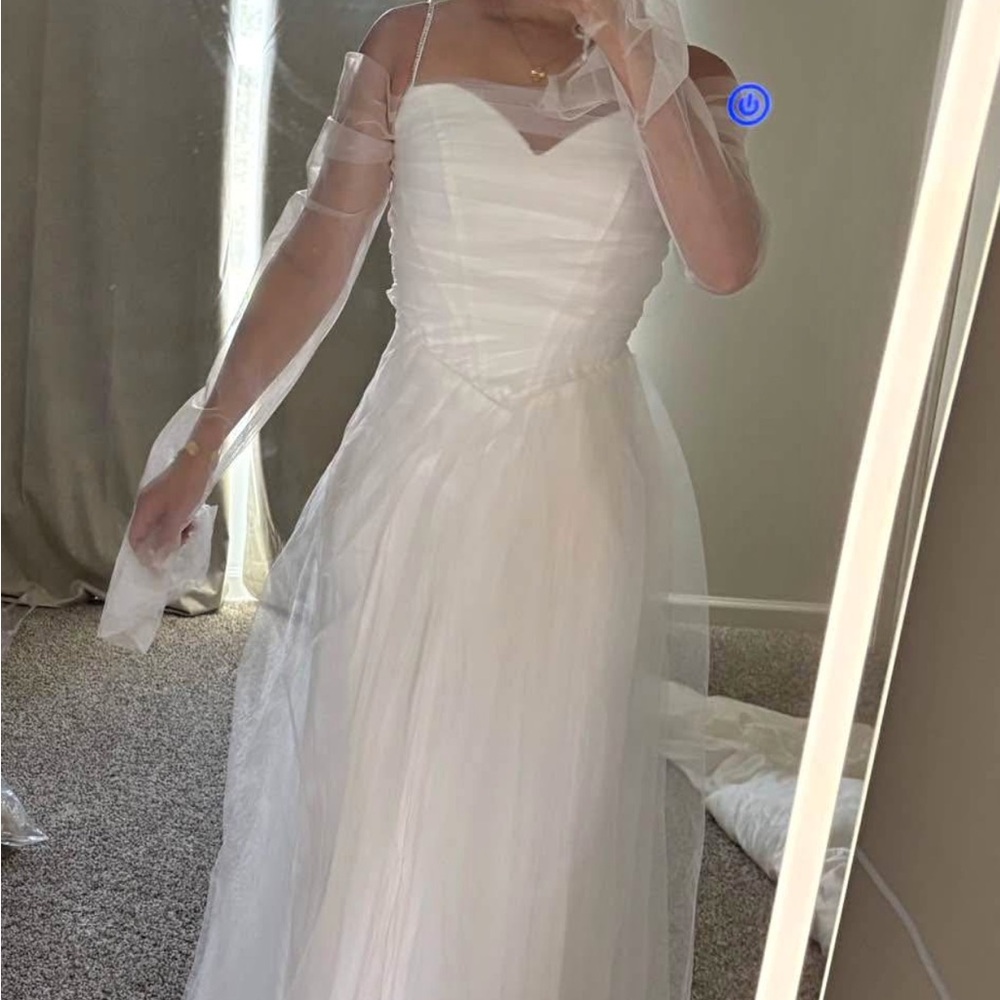 Elegant White Evening Gown